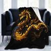 Blue Dragon Print Gift Blanket Home Decoration Gift Soft Flannel Blanket Nap Blanket Gift Blanket Source