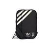 Originals Trefoil Sports Casual Logo Zipper Polyester Shoulder Crossbody Bag Unisex Bags Black HZ7258