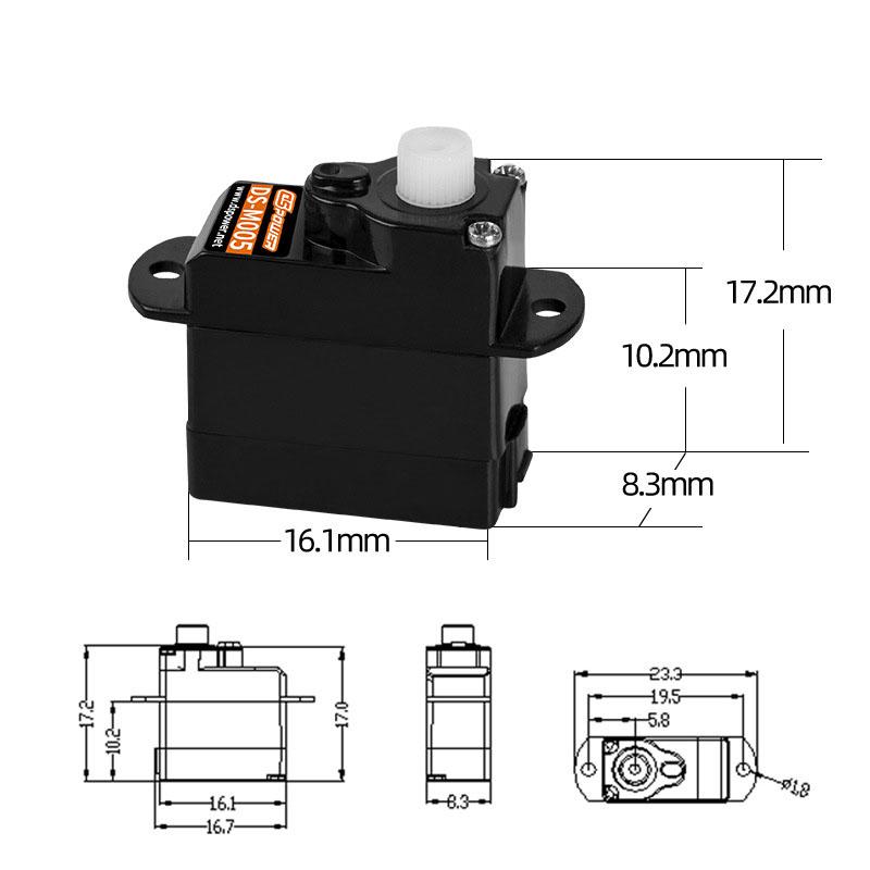 2G Micro Digital Servo Mini Servos For F3P Rc Mini Car Model Micro Servos Flight Airplane Fixed-Wing Helicopter Boat Duct Robot