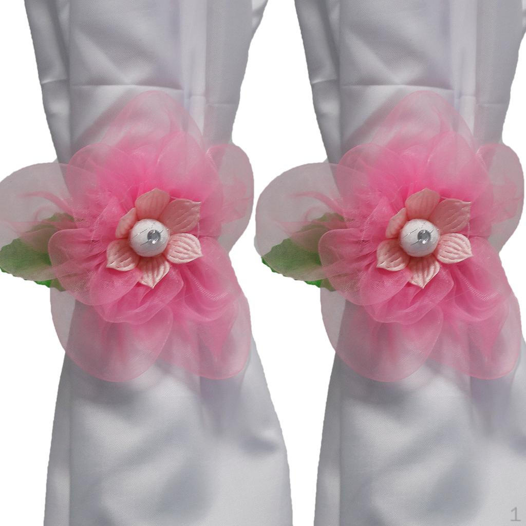 

1 Pair Dfe Curtain Retention Tie Room Bathroom Decoration розовый