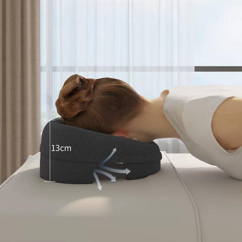 Face Down Sleeping Pillow Memory Sponge Beauty Pillows Office Nap Pillow Breathable Massage Pillows Ergonomics Relaxing Pillow