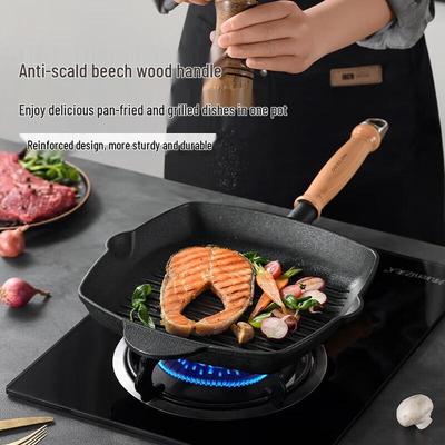 DESLON 26cm Non-Stick Cast Iron Frying Pan