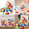 Wooden 3d Tetris Puzzle For Kids Brain Training Educational Toy