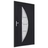 VidaXL Porte d'entrée anthracite 108x208 cm PVC 3187878