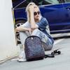 New Geometric Backpack Luminous Diamond Backpack Fashionable Student Backpack Women's Bag
