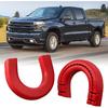 Long Tow Hook Covers For Silverado 1500 2007-2026/GMC Sierra 1500 2007-, Front Tow Hooks Covers Compatible With Chevrolet Silverado 1500 Accessories