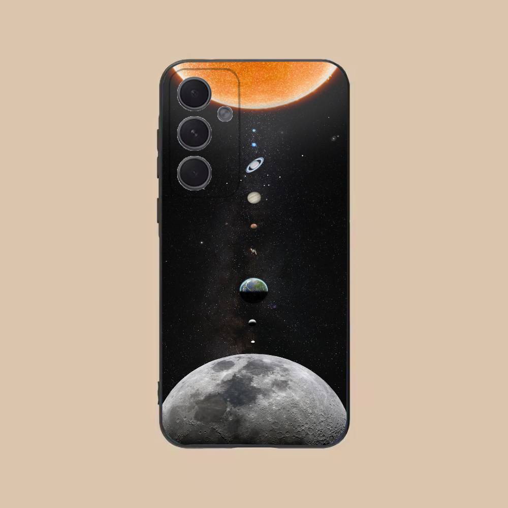 

Solar System Phone Case For Samsung S25,24,21,22,23,20,S30,Ultra,Plus, Fe,5G Silicone Cover SamsungS21ULTRA