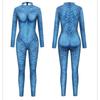 Movie stage suit print avatar with tail armor superhero suit, tights