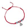 Blauwe Boze Oog Armbanden Armband Goede Geluk Rode Draad Gevlochten Verstelbare Bedel Armband Voor Koppel Vrouwen Geliefde Dame Cadeau