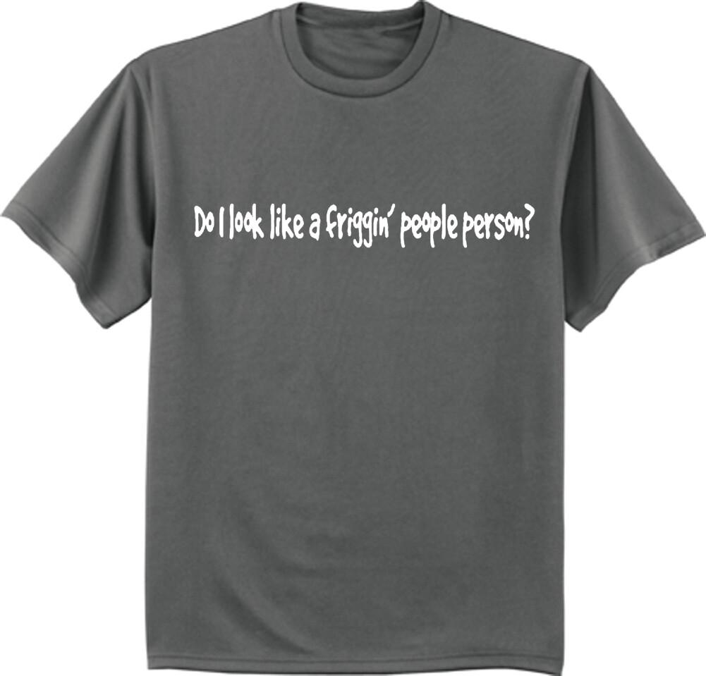 People Person Funny Saying Mens T-shirt Mens Graphic Tee M