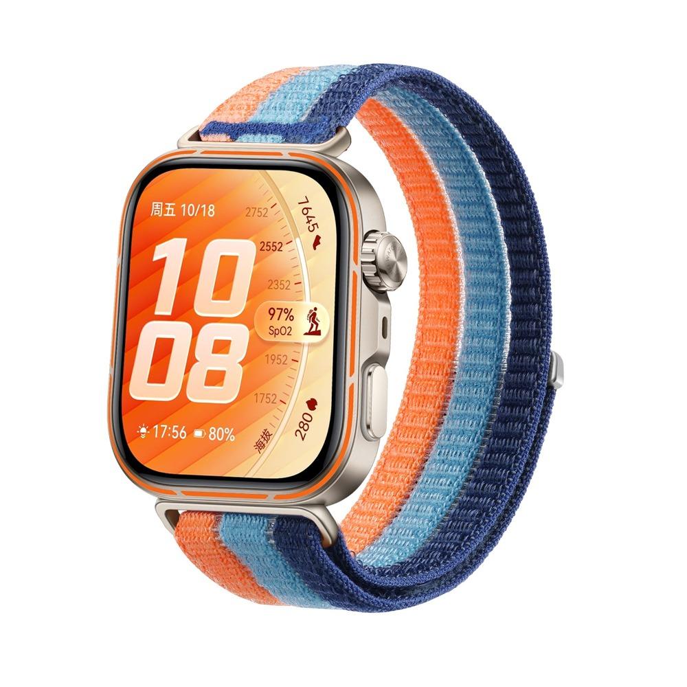 Official Nylon Loop Woven Strap for HUAWEI WATCH FIT 5/4 Pro Braided Comfortable Breathable Wristband for Huawei Watch Fit 5-4-3