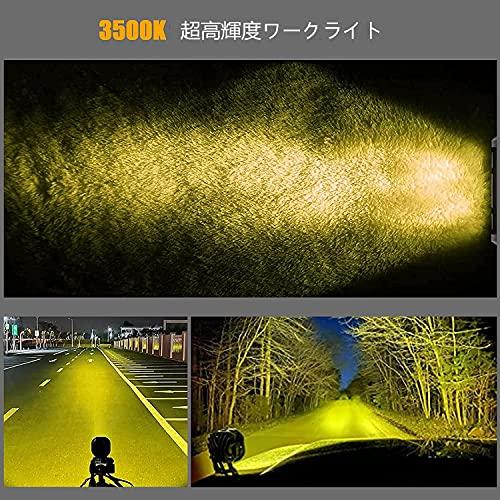 KAWELL 40W LED Pod Fog Lights, Work Lights, White, Cube Fog Lights, Driving Lights, Spotlights, Off-Road Work Lights, Auxiliary Lights, Compatible wit