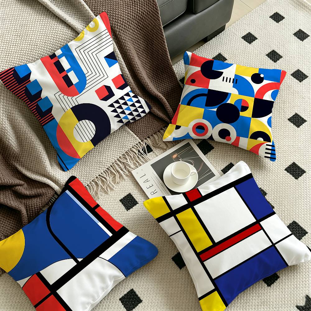 Century Modern Bauhaus pillow cover sofa cushion cover home room decoration children gift