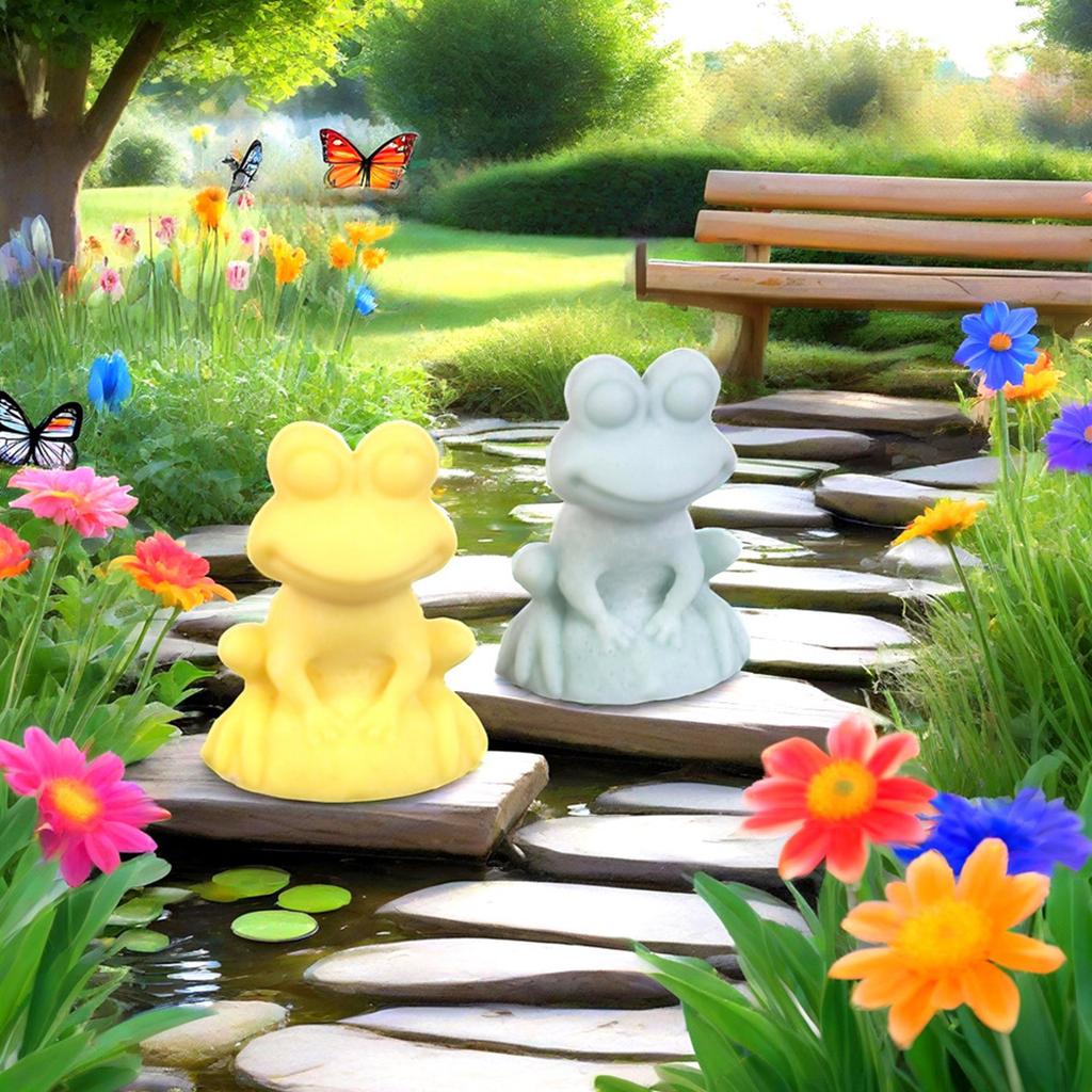 3D Frogs Candle Mold Animal Clay Silicone Molds Resin Casting Molds Craft Supplies for Candle Making Home Decoration