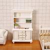 Wooden Dollhouse Miniature Display Cabinet With Four Drawers For Collectors And Craft Enthusiasts