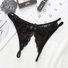 Sexy Women's Panties Lace Transparent Seamless Open Crotch Gear Sexy Hot Hollow Thong Low Waist Erotic Underwear