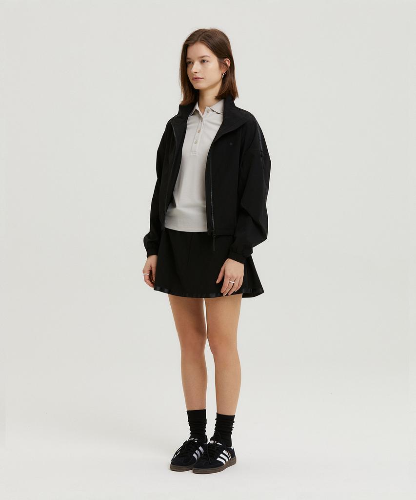 A Ben Flor String Flare Skirt Black