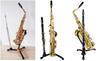 heizi Saxophone Stand, Fits Alto Sax, Flute, Tenor, Soprano, and Two Saxes, Switchable
