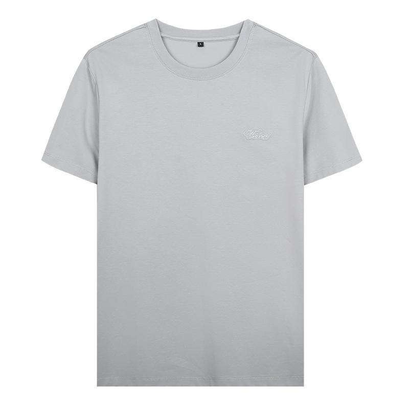 Three Proof Printed Cotton Soft T-shirt with Soft and Skin Friendly Short Sleeves 81262M0510