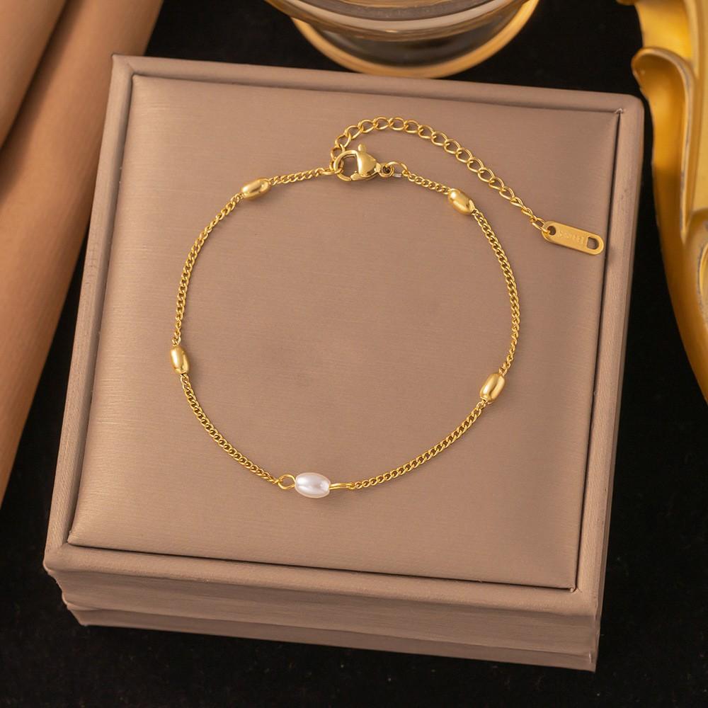 

Minimalist Pearl Bead Choker Necklace For Women Hypoallergenic Dainty Luxury Jewelry