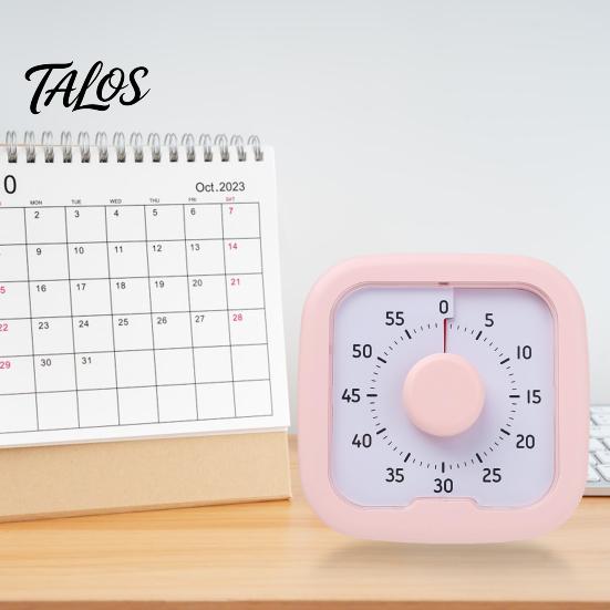60-minute Visual Timer Countdown for Kitchen Meetings Silent Magnetic Easy-to-understand Concept Easy-to-Read Display 60 Minute Classroom Learning