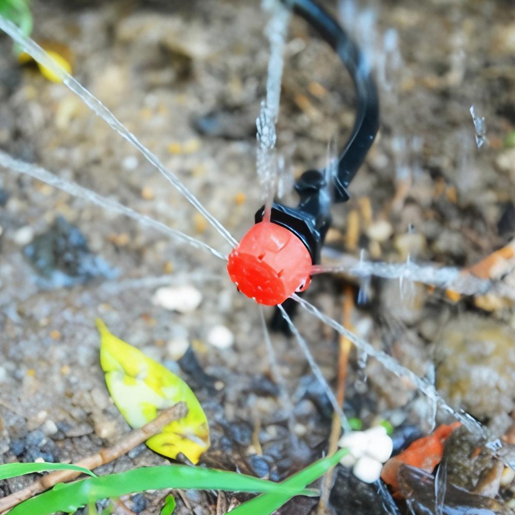 500 buc Duza Irigare Gradina 1/4 Inch Picurator Reglabil Stropitor Emițător Micro Picurare Balcon Curte Sera Udare Picurător