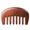 Gold Thread Green Sandalwood Meridian Comb - Five Teeth for Scalp & Neck Massage