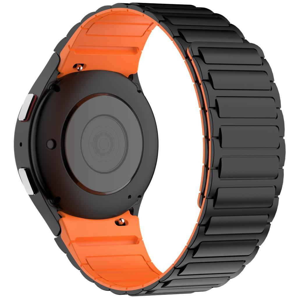 Silikonarmband für Samsung Galaxy Watch 7 44mm 40mm/6 classic 47mm 43mm Original-Armband für Galaxy 5 Pro 45mm/4 classic Band