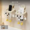 2Piece Suction Toothbrush Holder, NoDrill WallMount, Bathroom Organizer Cream White 2pack