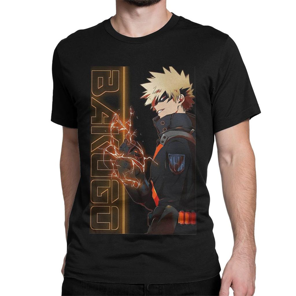 Men Women's My Hero Academia Izuku Midoriya T Shirt Japanese Anime 100% Cotton Tops Leisure Short Sleeve Tees Summer T-Shirts