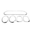 5pcs Chrome Plating Headlight Taillight Grille Surround Cover Trims For F55 F56 F57 One S JCW 2014 Onwards