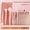 Soft Bristle Makeup Brush Set: Powder, Eyeshadow, and Blush Brushes