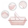 Rack Storage Basket Pink Desktop Finishing Cosmetics Jewelry Organizer