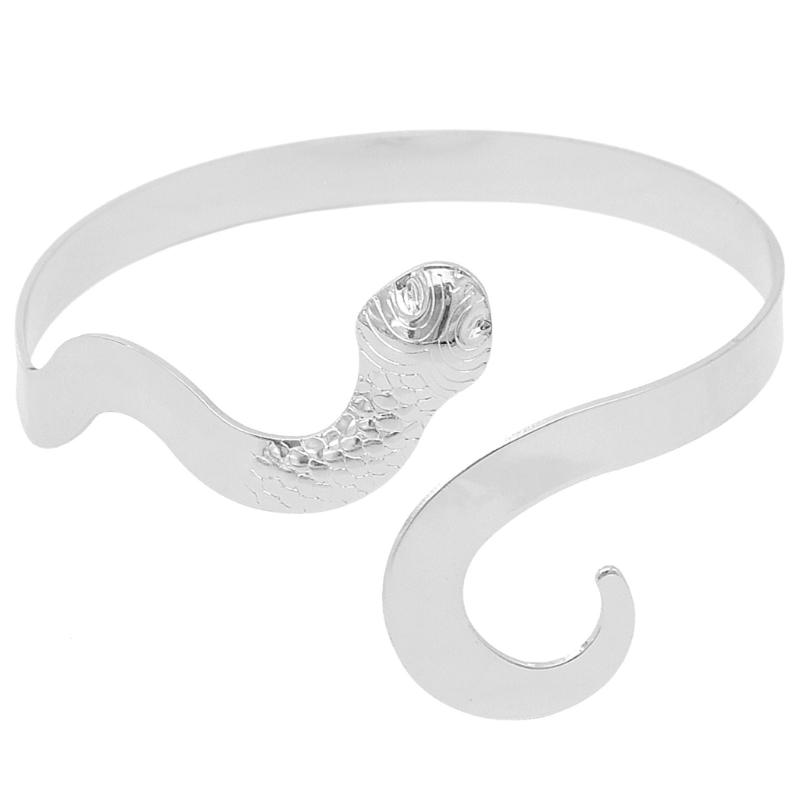 

Upper Arm Chain Cuffs for Women Teens Armlet Bangle Bracelets for Girls Women Flexible Beach Jewelry Sparkly Snake 1