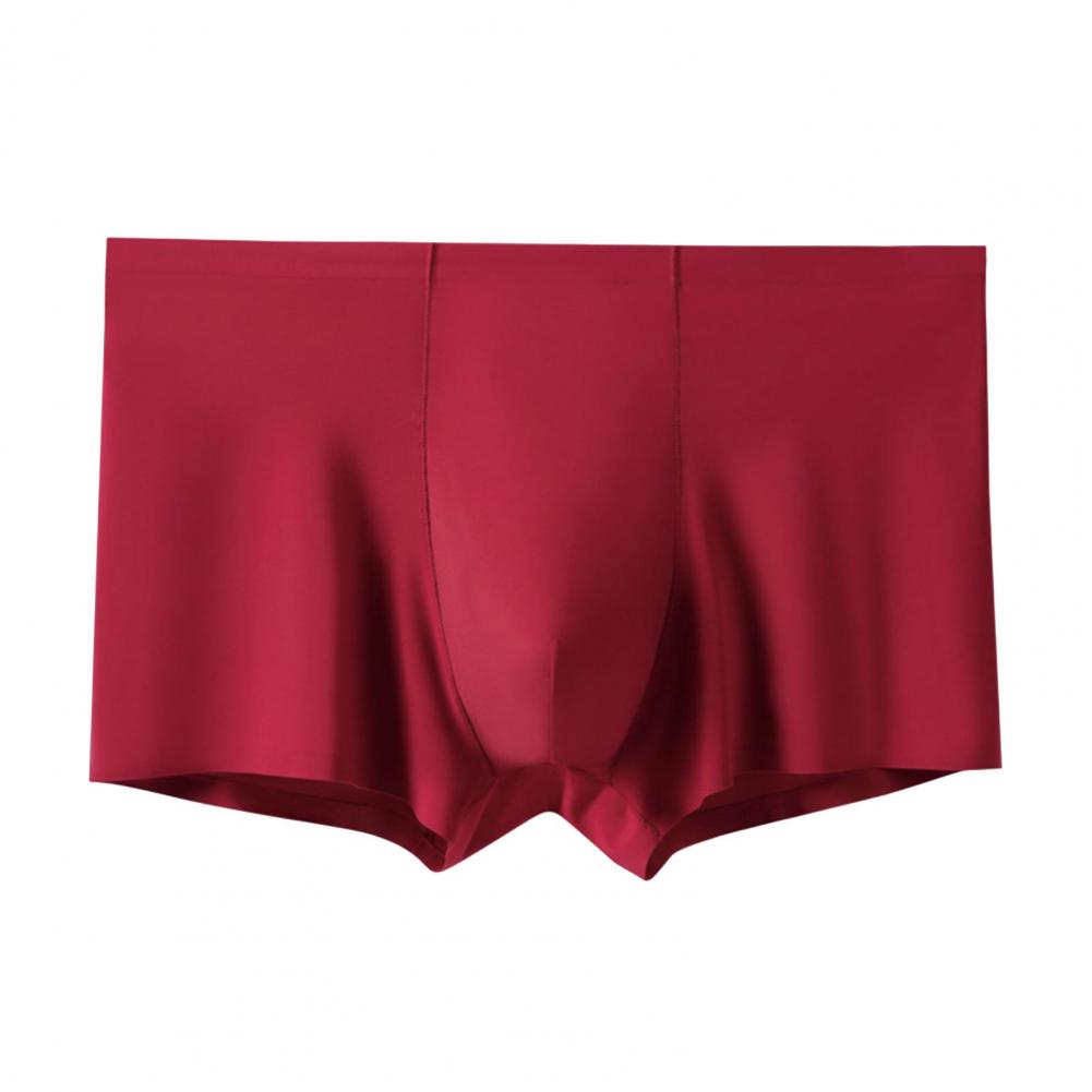 Men Boxer Briefs Men's Seamless Mid-rise Boxer Briefs Quick Drying Breathable Panties Slim Fit High Elasticity Underwear