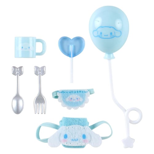 Sanrio (SANRIO) Sanrio Pitatto Friends (Mini) Accessory Set, Dress-up Supplies, Cinnamoroll, Cinnamoroll, 16 x 8 x 2.5cm Character, 604569 SANRIO