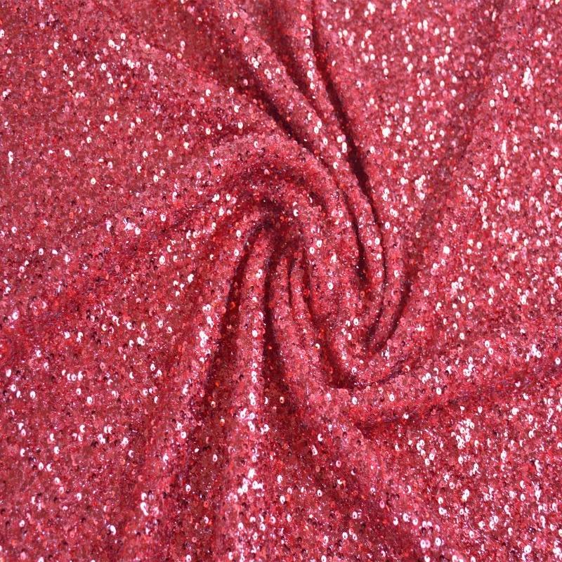 26 Colors 3mm High-Density Glitter Sequin Fabric Christmas Wedding Decoration Dress Handbag Accessories Trimming Cloth Material