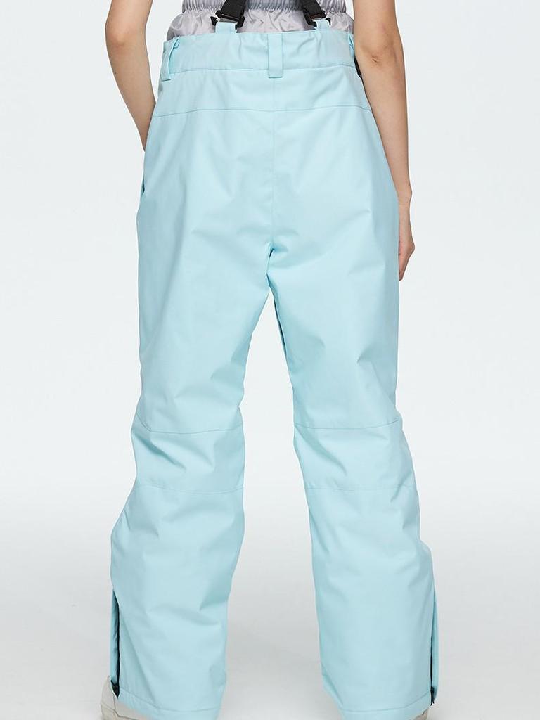 Ski Pants with Suspenders for Men & Women: Windproof, Waterproof, Warm, Thickened for Winter Snowboarding & Skiing