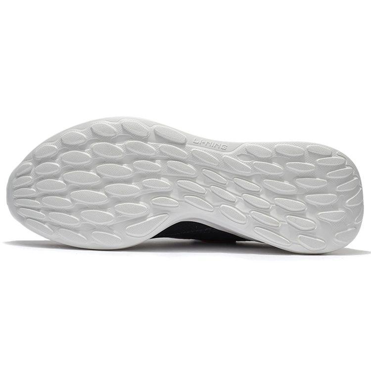 Li Ning SOFT ELEMENT Cushioning Slip Resistant Abrasion Resistant Low top Casual Shoes Men's Black AGLS011-4