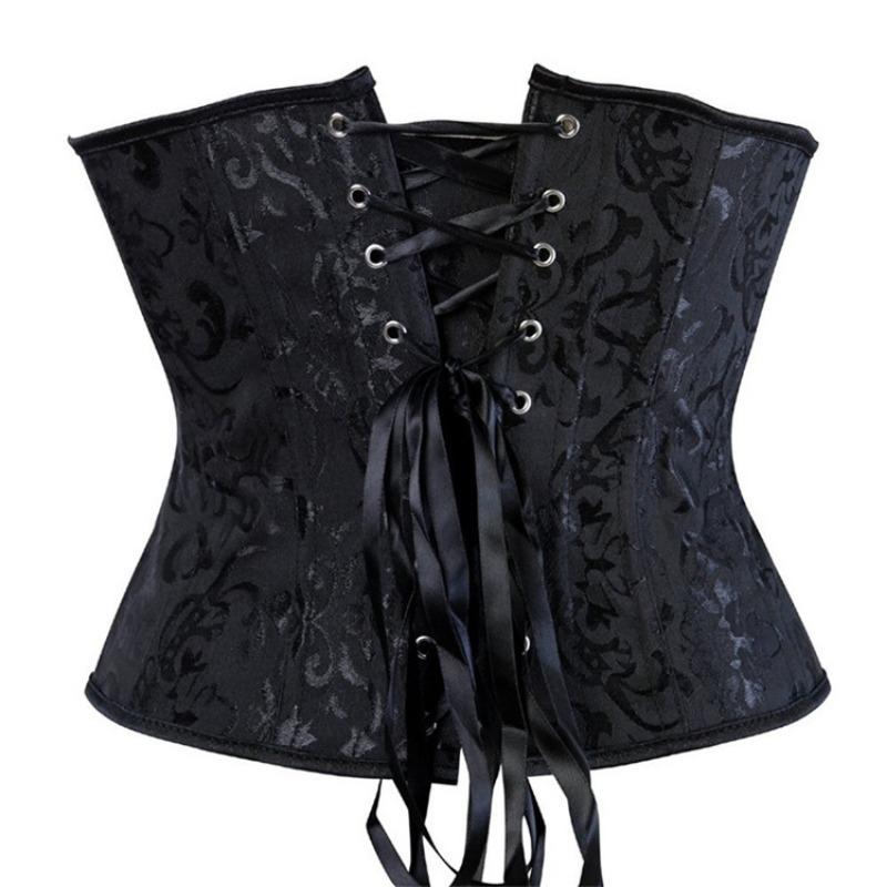 Women Solid Buckle Waist Trainer Corset Tummy Control Slimming Body Shaper