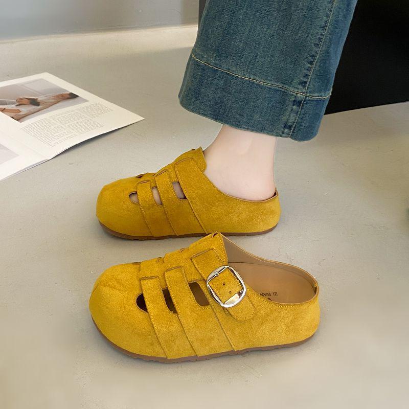 Dámské platformové římské sandály Birkenstock: Letní nazouvací pletený sportovní styl s vnitřním zvýšením výšky