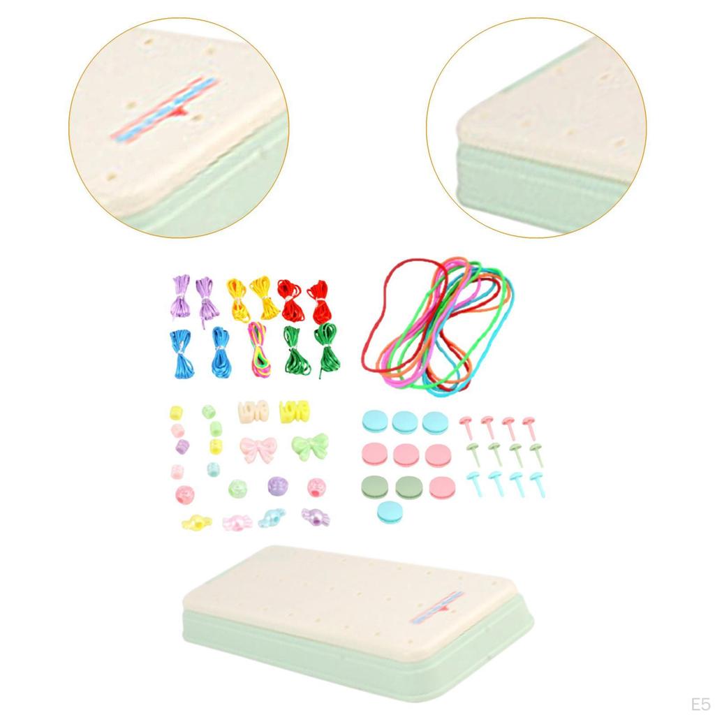 DIY Bracelet Making Colorful Friendship Maker Crafting Toy for Kids