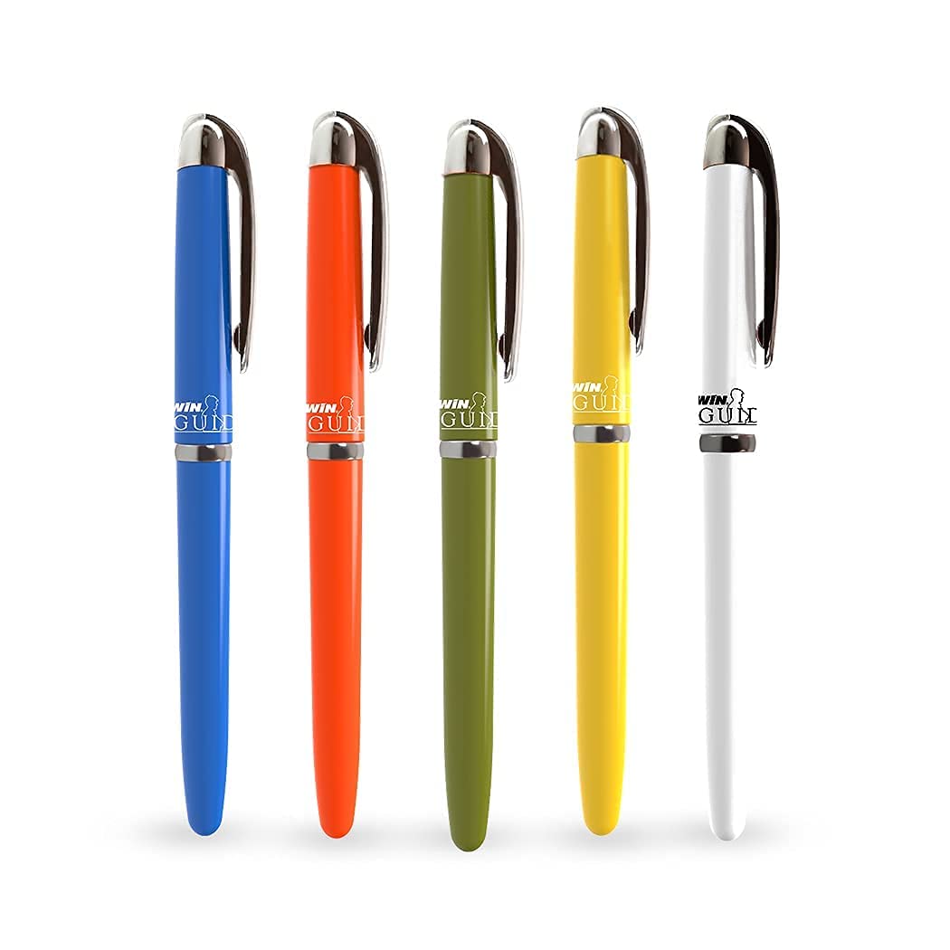 

WIN Guide Ball Pens | 30 Pens (20 Blue Ink & 10 Black Ink) | Premium Stylish Pens Set | Pens for Writing | 0.6 mm Tip | 130