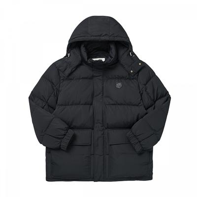 Maison Kitsune Lm02204wq4016 P199 Pánská prošívaná bunda s nášivkou hlavy lišky