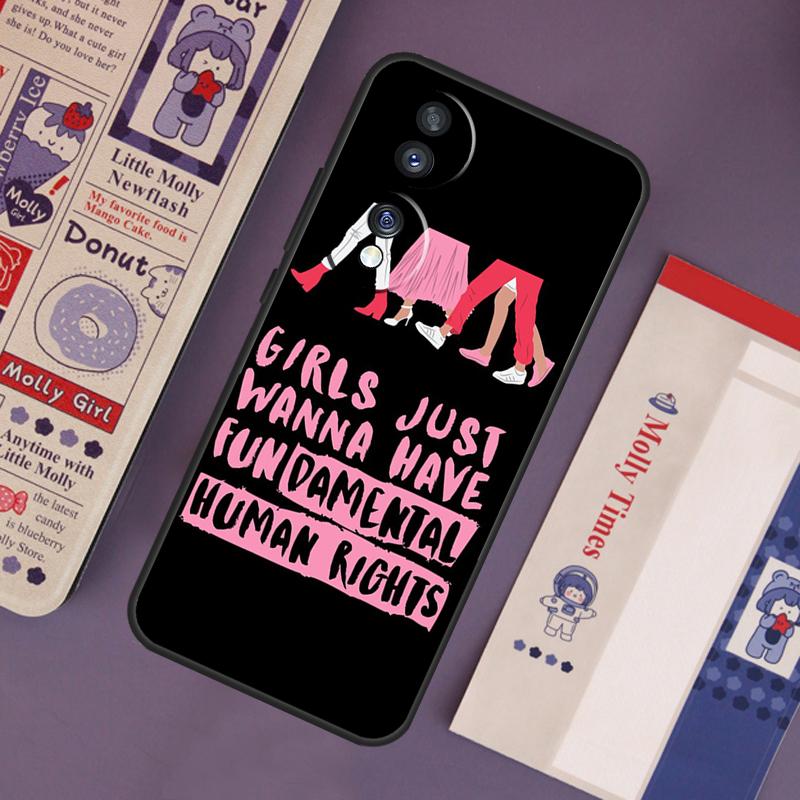 Feminist Girl Case For Honor 200 50 70 90 Lite X9b X9a X8b X8a X8 X9 X9c Honor Magic 7 Lite 6 5 Pro Cover