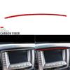 Red Carbon Fiber Navigation Panel Trim Strip For Lexus LX470 For Land Cruiser