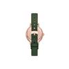 Emporio Armani Three Hand Green Leather Watch AR11577-CLG