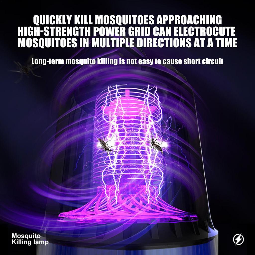 Portable LED 360° USB Outdoor Indoor Mosquito Lamp Electric Zapper,for Home Indoor And Outdoor Use