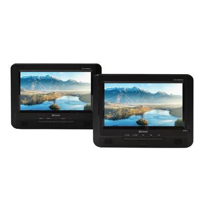 Přenosný DVD přehrávač Curium Kompatibilní s CPRM 9palcový TFT LCD DVD kompatibilní se dvěma monitory (169) AC/DC CPD-TM90(B)