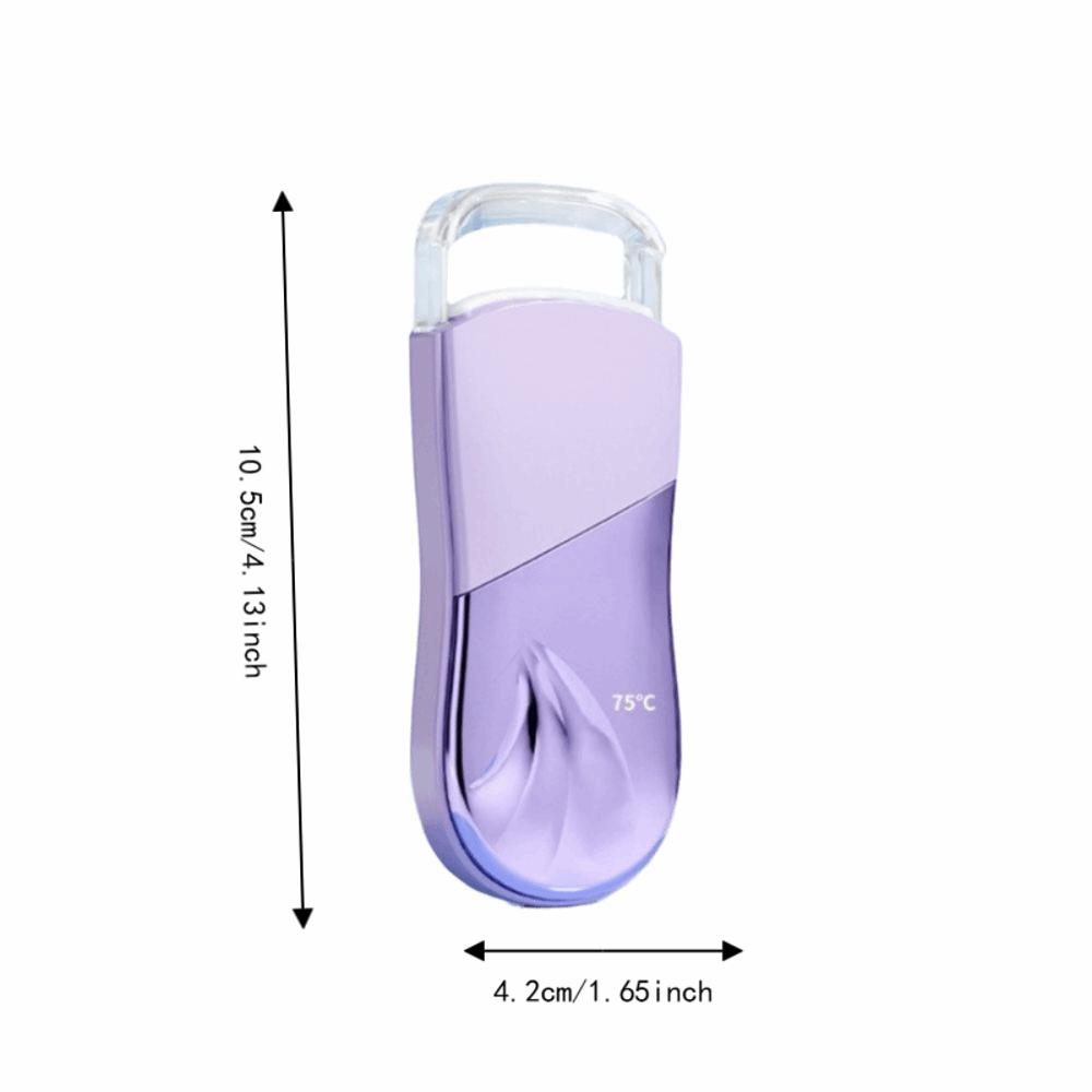 Quick Heating Electric Eyelash Curler Handheld Rechargeable Eyelash Curler  Outing Use
